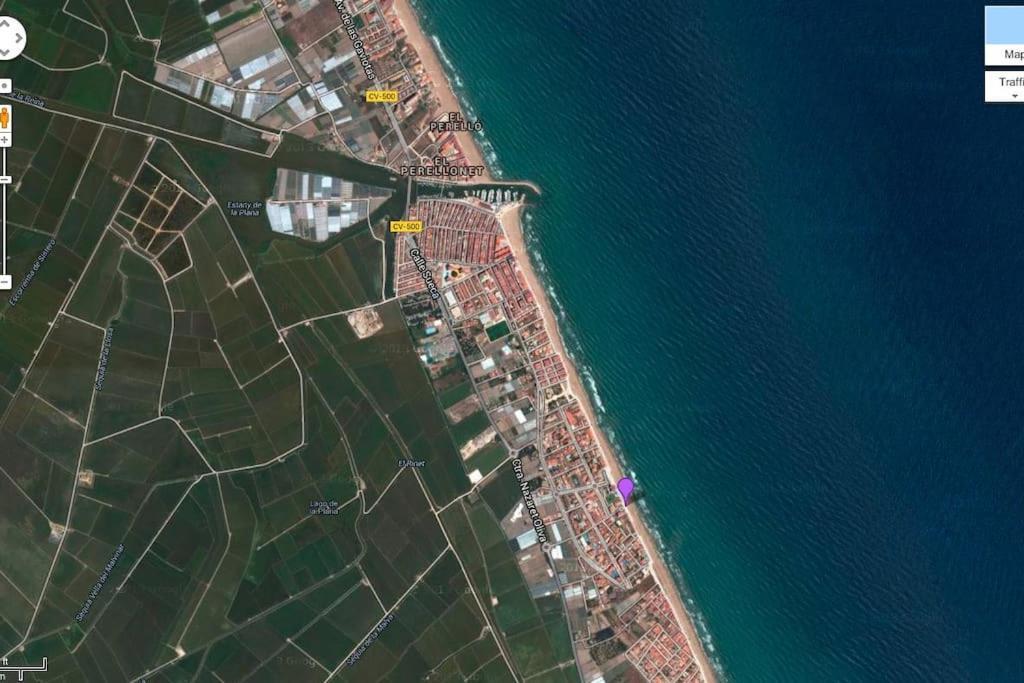 Beachfront House, Valencia, Wifi, Paddle Surf Board, Incredible Views Sueca Exterior foto